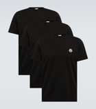 Moncler - Set of three cotton T-shirt