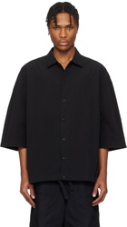 CASEY CASEY Black Mili Volume Shirt