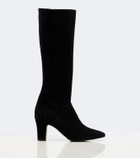 Manolo Blahnik Pitana suede knee-high boots