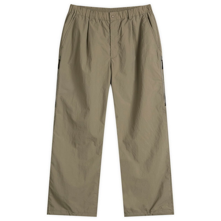 Photo: Snow Peak Men's Nylon Tussah Utility Storage Pants in Light Olive
