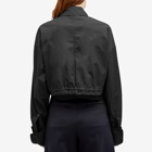 Sportmax Women's Sarong Cropped Shirt in Black