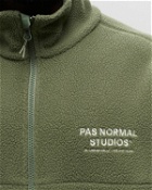 Pas Normal Studios Off Race Fleece Jacket Green - Mens - Fleece Jackets