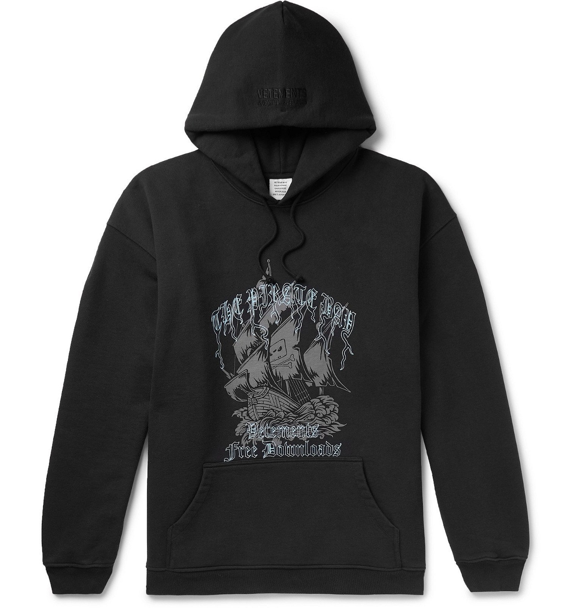 Vetements The Pirate Bay Hoodie Release