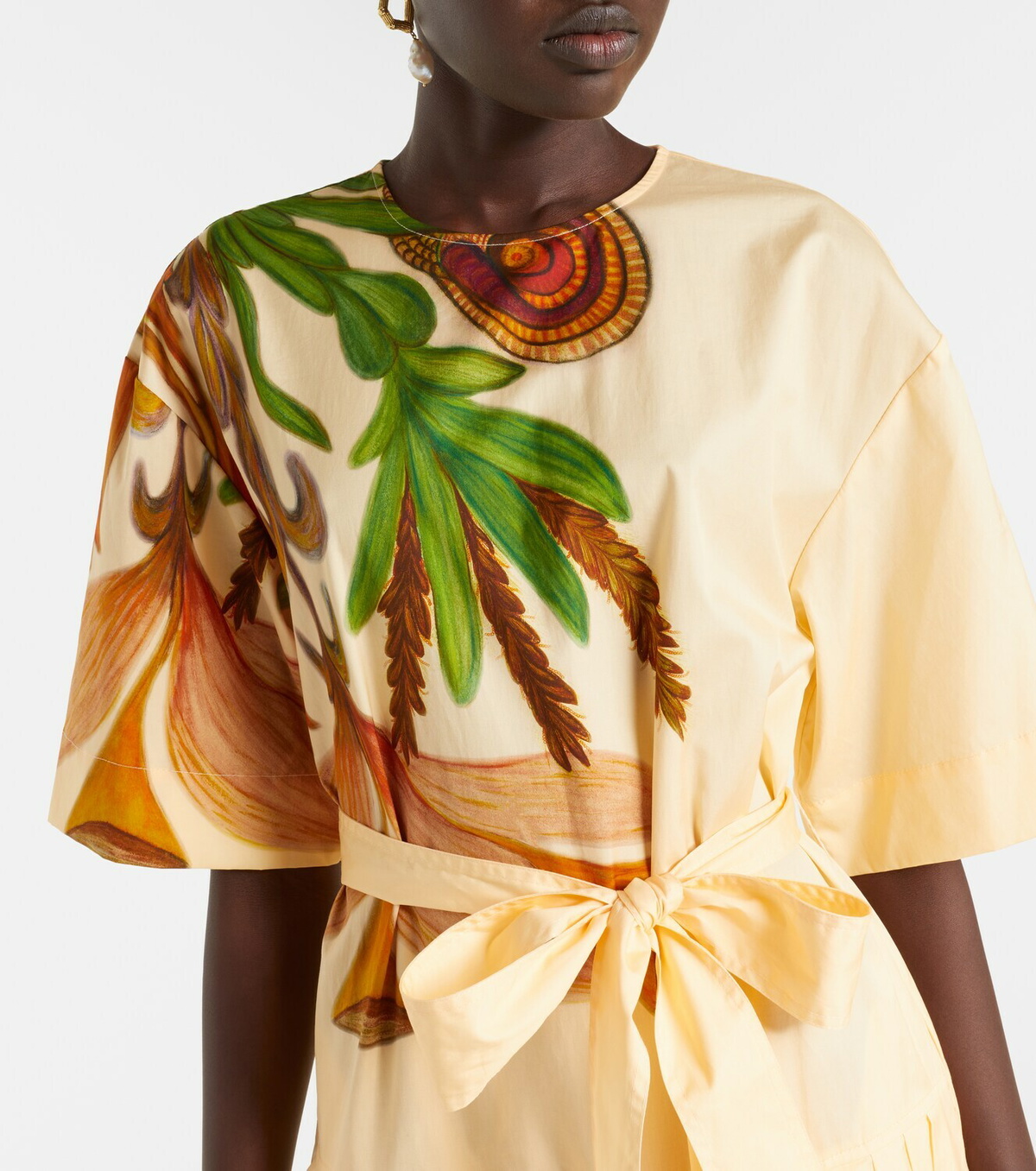 Ulla Johnson Aniline printed cotton midi dress