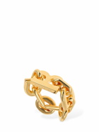 BALENCIAGA - B Chain Brass Ring