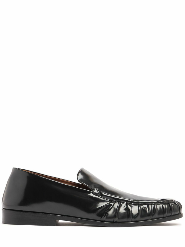 Photo: MARSELL Mocassino Matte Leather Loafers