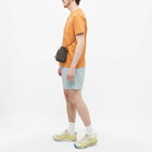 Goldwin Men's Nylon Short 5 in Aqua Gray