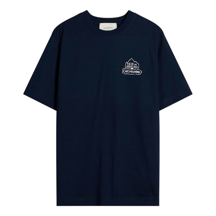 Photo: Café Mountain Men's Refuge T-shirt in Navy