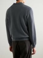 FRAME - Wool Polo Sweater - Gray