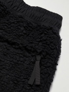 KAPITAL - Fleece -Jacquard Sweatpants - Black