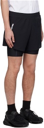 Y-3 Black Layered Shorts