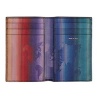 Paul Smith Black Rainbow Map Card Holder