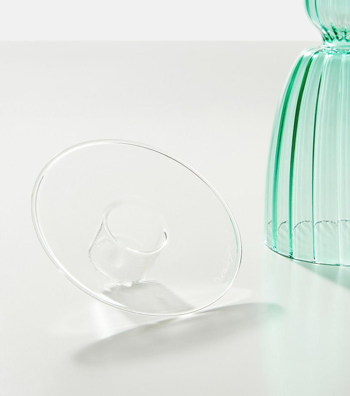 Dolce&Gabbana Casa Small glass candleholder
