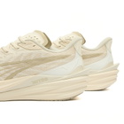 Puma Men's Running Deviate NITRO 4 Sneaker in Alpine Snow/Warm White