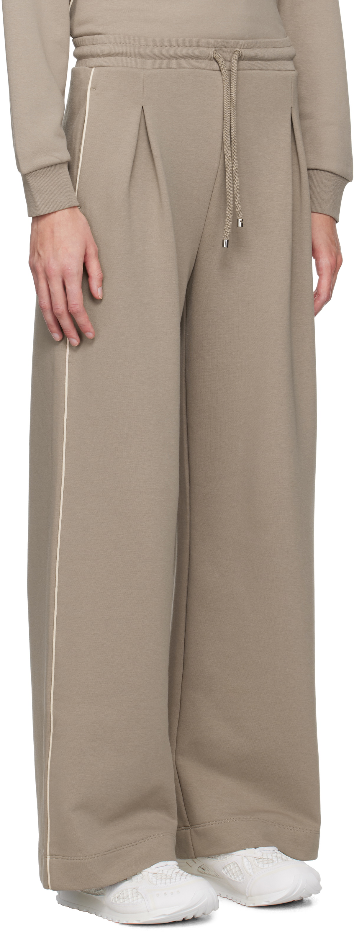 Max Mara Leisure Taupe Curve Lounge Pants