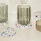 Space Available S.A Coaster - Set Of 4 in White Multi