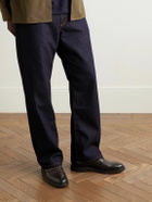 Officine Creative - Hopkins Flexi 208 Full-Grain Glossed-Leather Derby Shoes - Brown