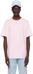 Balmain Pink 'Balmain Signature' T-Shirt