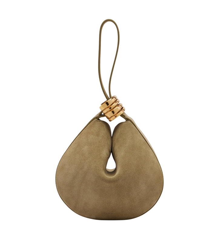 Photo: Amanu Zambia Ring Small suede top-handle bag