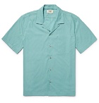 Everest Isles - Camp-Collar Voile Shirt - Men - Turquoise
