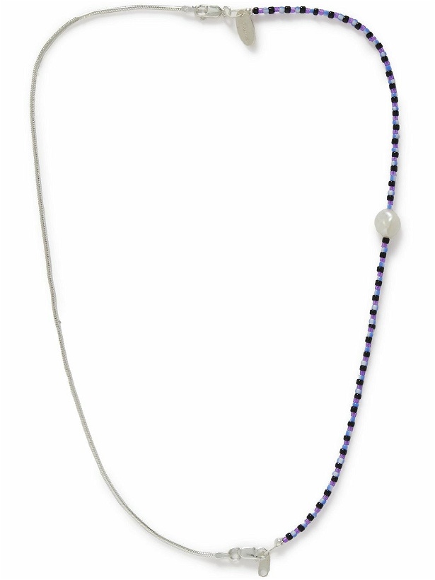 Photo: Santangelo - Northern Exposure Sterling Silver and Pearl Beaded Necklace