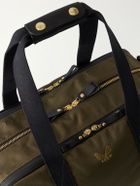 Bennett Winch - Sport Holdall Leather-Trimmed Cotton-Canvas Weekend Bag - Green