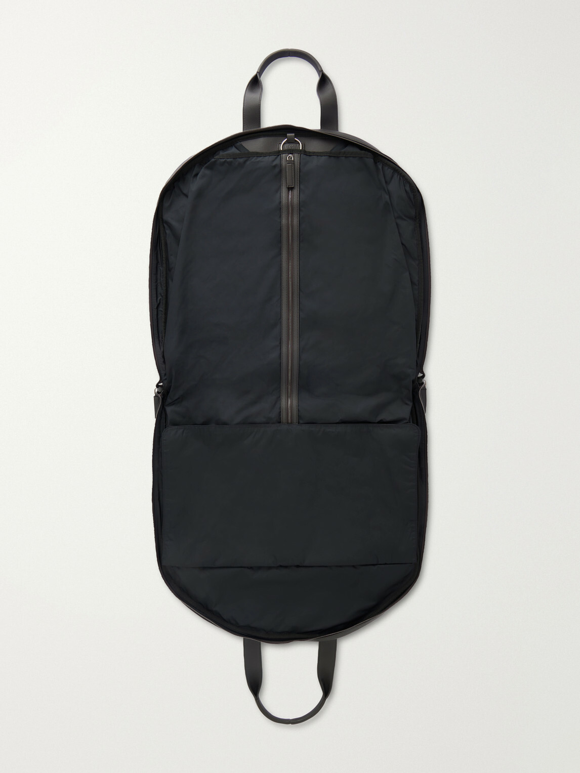 Zegna - Full-Grain Leather Suit Carrier - Black
