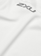 2XU - Aero Mesh-Panelled Recycled X-VENT Running T-Shirt - White