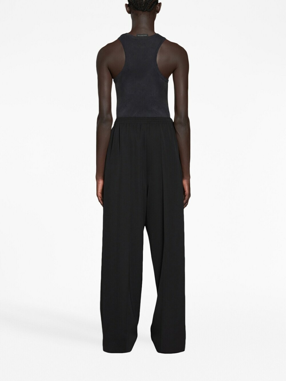 balenciaga wide leg trousers
