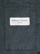 Officine Générale - Armie Unstructured Lyocell, Linen and Cotton-Blend Twill Suit Jacket - Blue