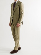 TOM FORD - Shelton Slim-Fit Wool and Silk-Blend Suit Trousers - Green