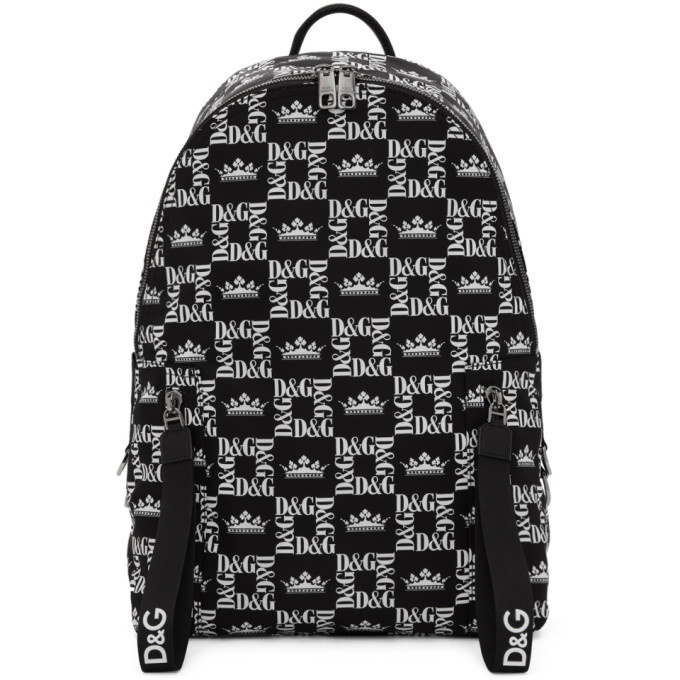 Photo: Dolce and Gabbana Black Crown Backpack