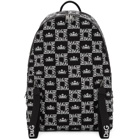 Dolce and Gabbana Black Crown Backpack