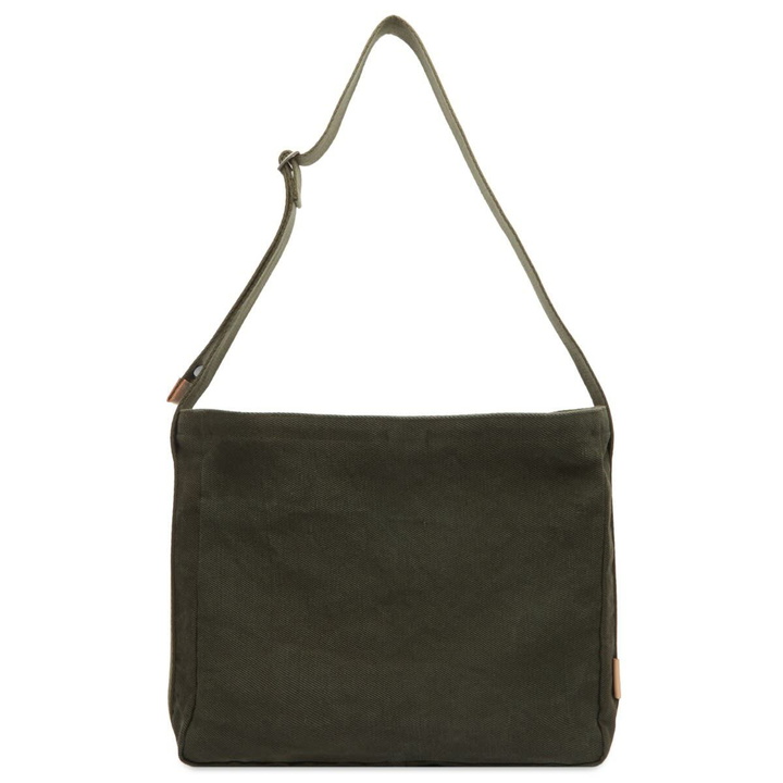 Photo: Hender Scheme Square Shoulder Bag - Small in Khaki Green 