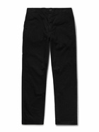 OrSlow - Straight-Leg Twill-Striped Cotton Trousers - Black