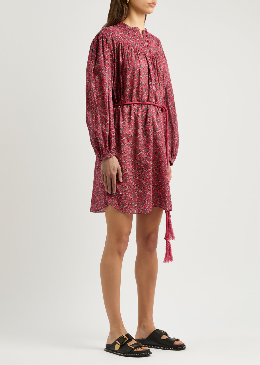 【Marant Etoile】 Kabelinoプリントコットンミディドレス Isabel Marant étoile Kildi Floral-print Cotton Mini Dress