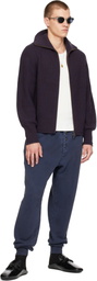 Entire Studios Purple Blimp Full Zip Sweater