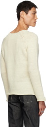 Gabriela Coll Garments Off-White No.246 Sweater
