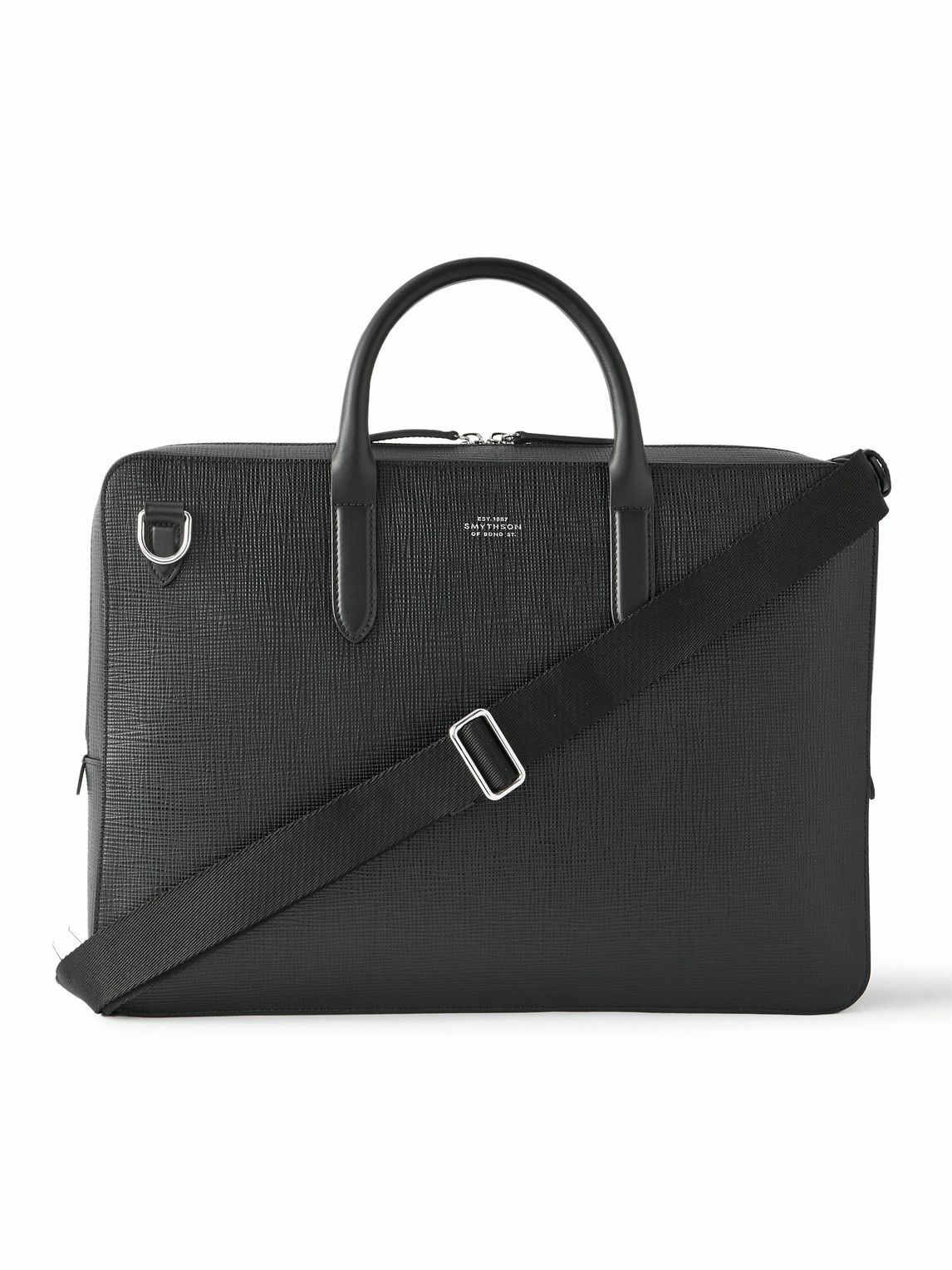 Smythson - Panama Cross-Grain Leather Briefcase Smythson