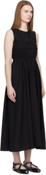 Cecilie Bahnsen Black CBchristy Midi Dress