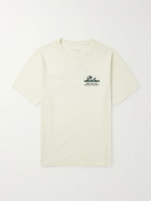 Aimé Leon Dore - Unisphere Logo-Print Cotton-Jersey T-Shirt - Neutrals