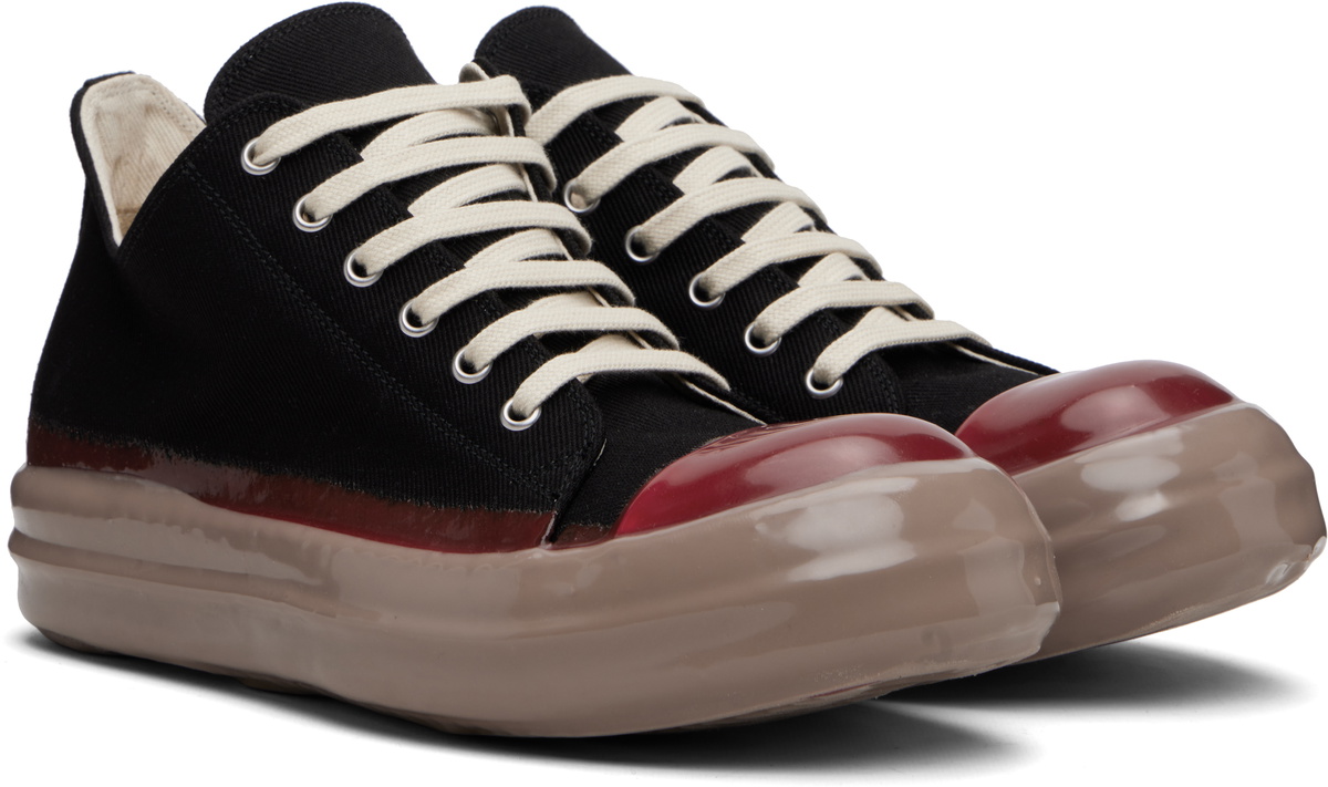 Rick Owens DRKSHDW Black Concordians Low Sneakers