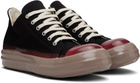Rick Owens DRKSHDW Black Concordians Low Sneakers