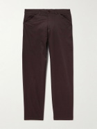 NN07 - Mylo 10021 Straight-Leg Organic Cotton-Blend Twill Trousers - Brown