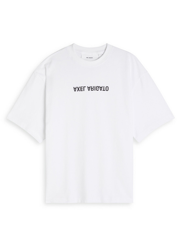 Photo: Axel Arigato Distort Logo-print Cotton T-shirt White