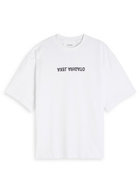 Axel Arigato Distort Logo-print Cotton T-shirt White