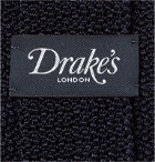 Drake's - 6.5cm Knitted Silk Tie - Blue