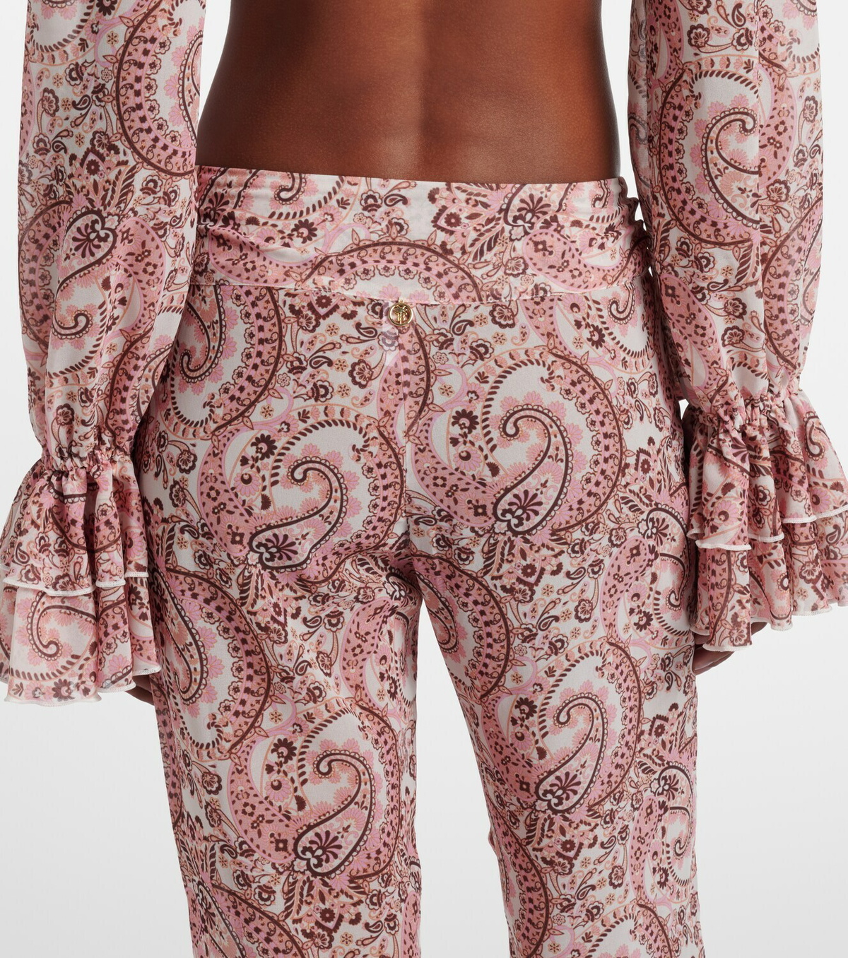 Bananhot Bowie paisley flared pants