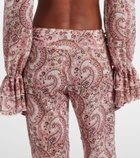Bananhot Bowie paisley flared pants