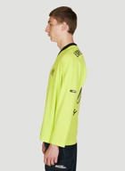 Martine Rose - Long Sleeve Football Top in Yellow